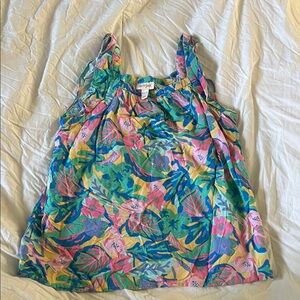 Lilly Pulitzer Vibrant Floral Tank Top